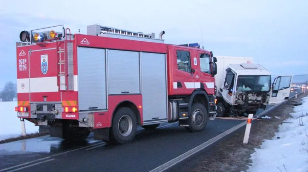 Hasiči u nehody