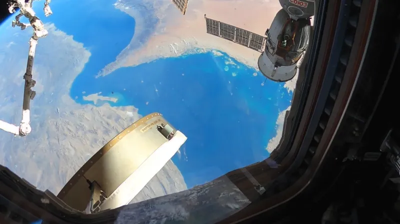 Pohled z Mezinárodní vesmírné stanice