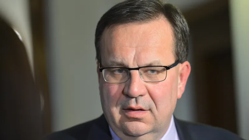 Ministr průmyslu a obchodu Jan Mládek (ČSSD)