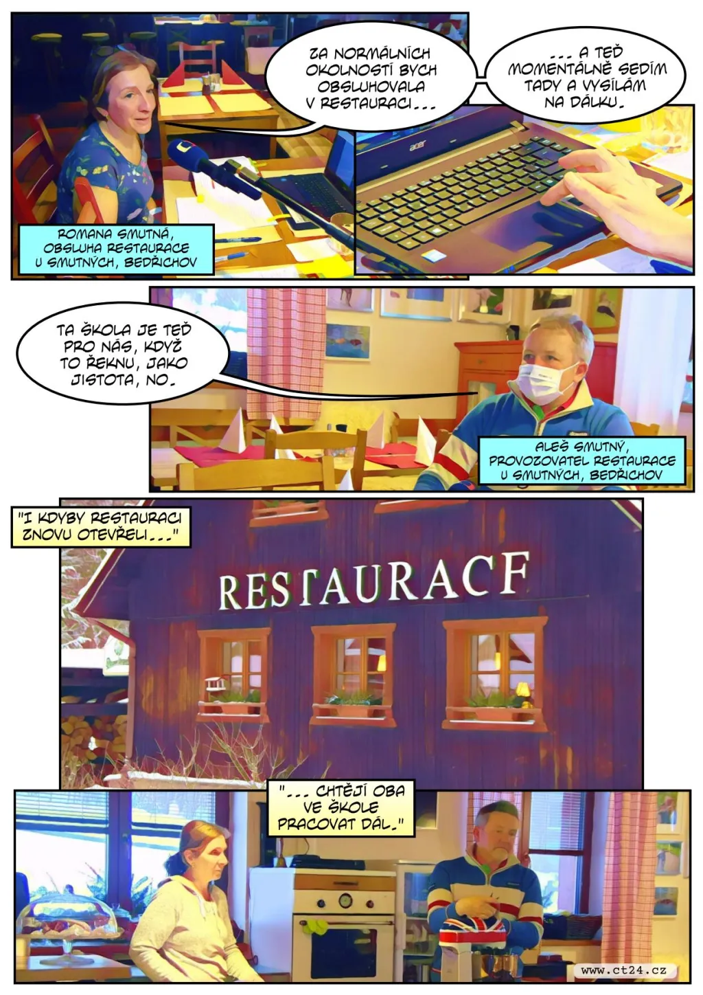 Z rodinné restaurace do školní jídelny