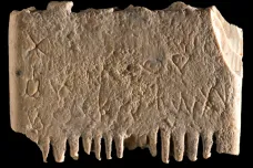 Archeologové rozluštili 3700 starý nápis na hřebenu. Vyhání z vlasů vši