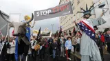 Protesty Němců proti obchodním smlouvám EU se zámořím