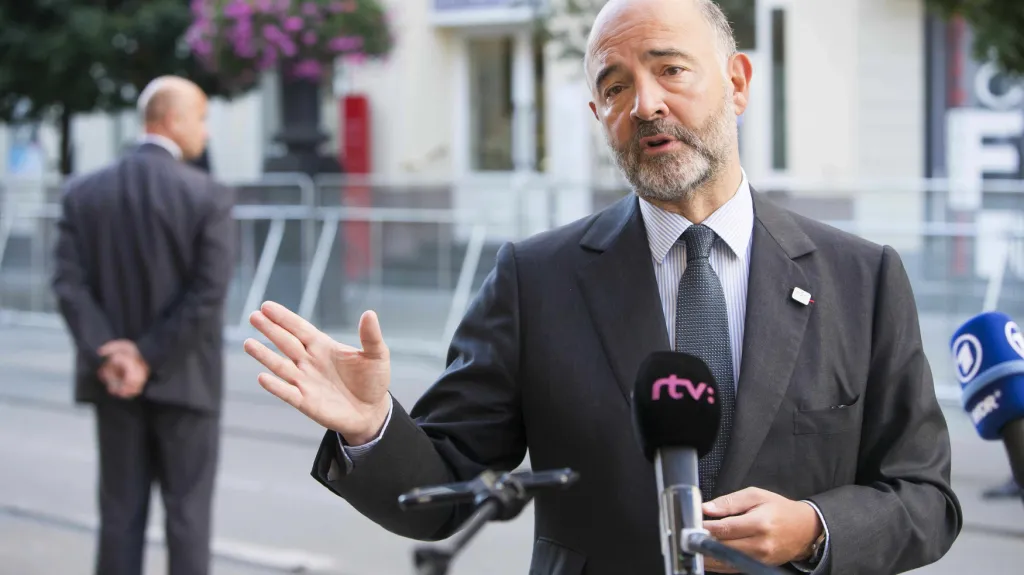 Komisař pro hospodářské, měnové a daňové otázky Pierre Moscovici