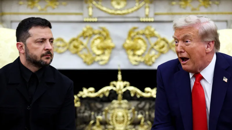 Jednání prezidentů Donalda Trumpa a Volodymyra Zelenského před summitem ve Washingtonu