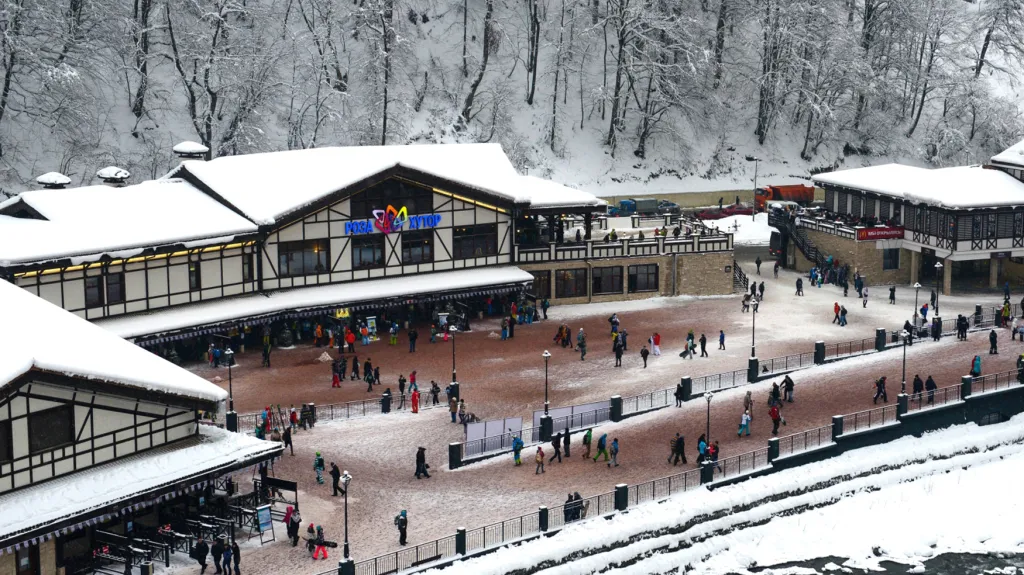 Soči -  lyžařské středisko Krasnaja Poljana