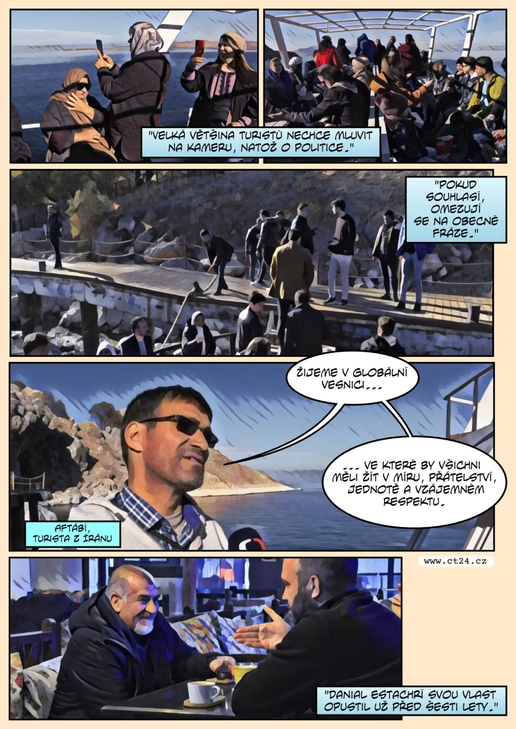 Íránští turisté jezdí za svobodnou atmosférou do tureckého Vanu