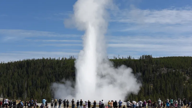 Gejzíry v Yellowstonském národním parku patří mezi největší turistická lákadla