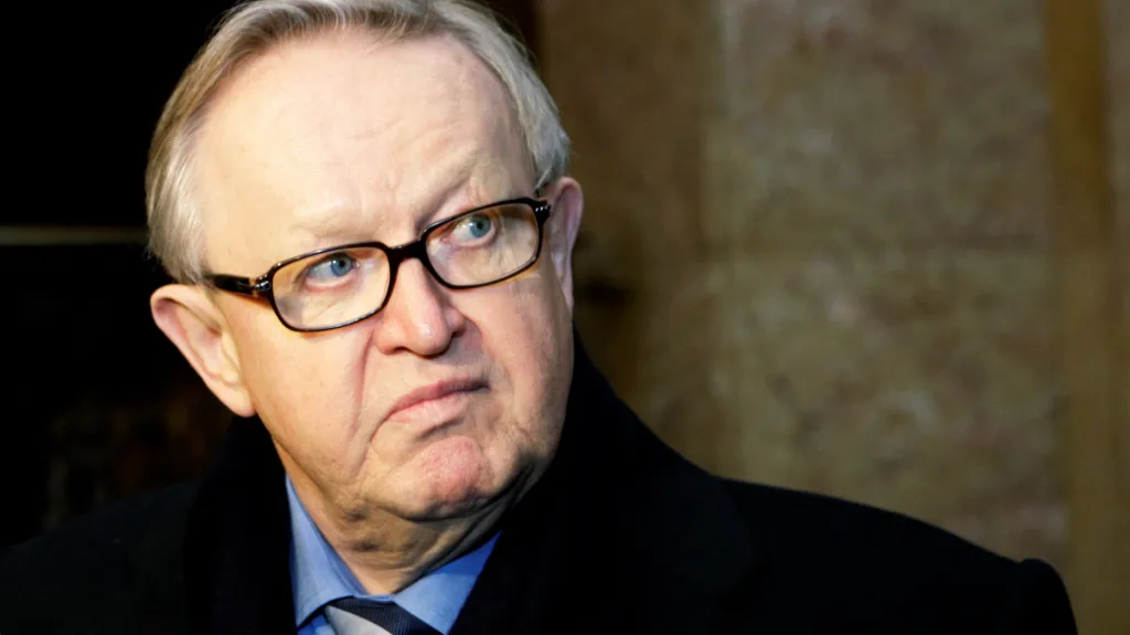 Finský exprezident Martti Ahtisaari na snímku z roku 2008