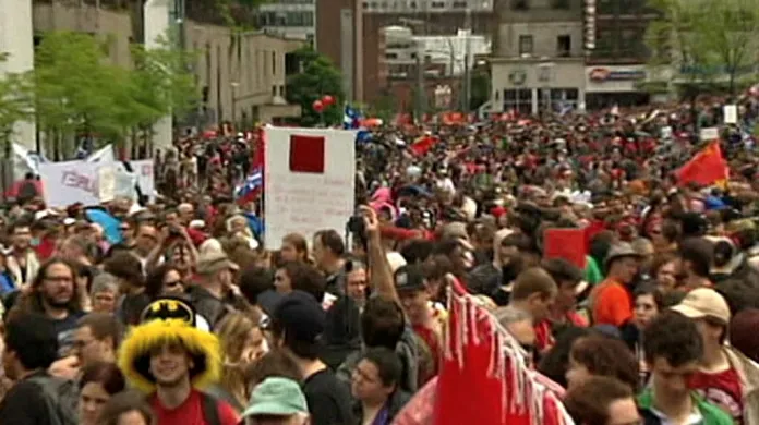 Protesty v Montrealu
