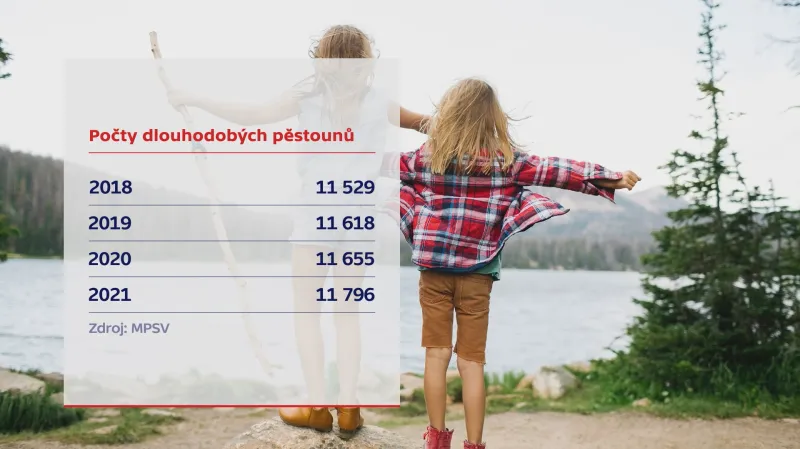 Počty dlouhodobých pěstounů