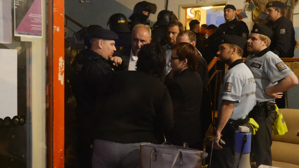 Aktivisté v sociálním centru Klinika