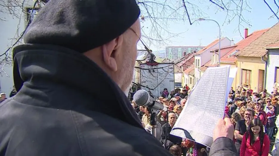 No comment: Brněnský happening Vivat Hrabal