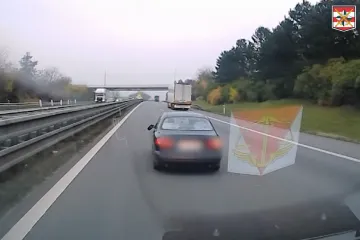 Řidič na dálnici u Brna ujížděl policii, skončil ve vazbě, hrozí mu osm let