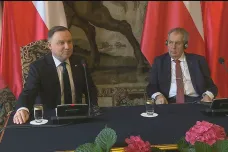 Zeman po setkání s Dudou vyjádřil podporu Polsku při postupu v ukrajinské krizi