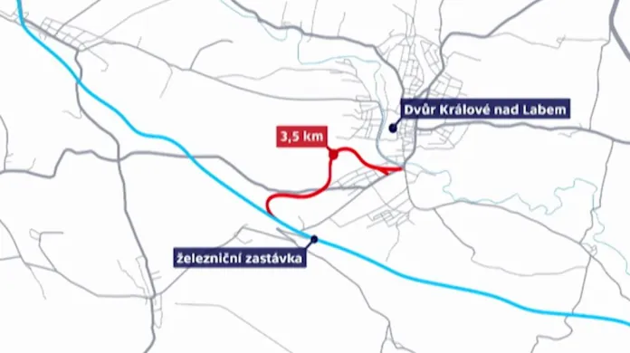 Jak by se mohly osobní vlaky dostat blíž centru Dvora Králové
