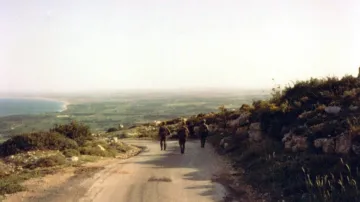 Izraelská hlídka IDF v Libanonu (snímek z roku 1986)