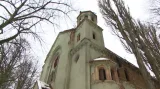 Zchátralý a zdemolovaný klášter v Chebu