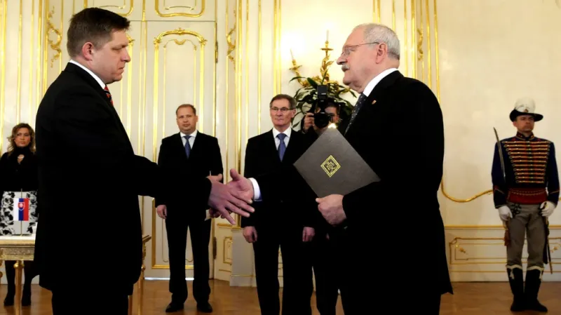 Robert Fico a Ivan Gašparovič