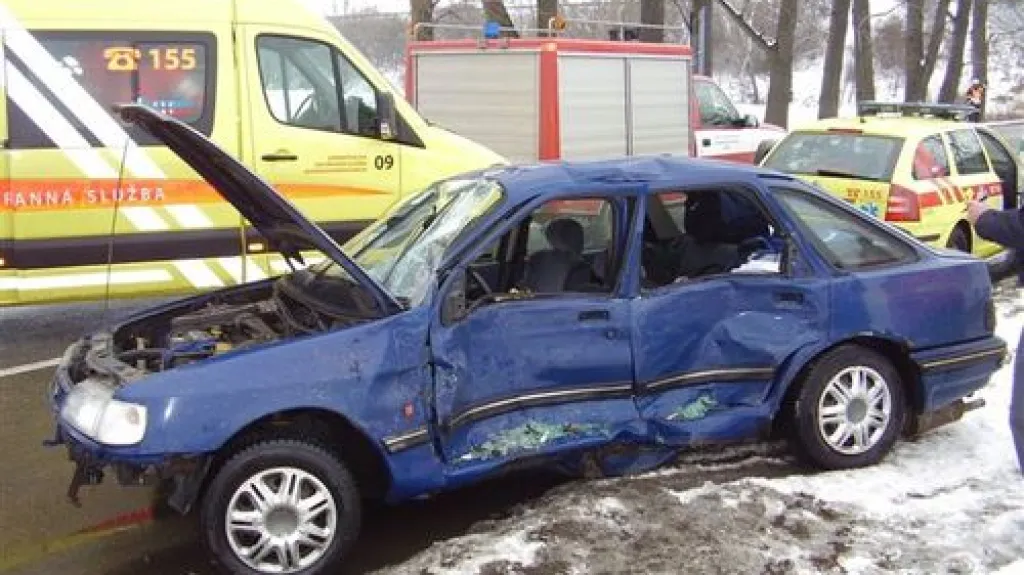 Auto po nehodě