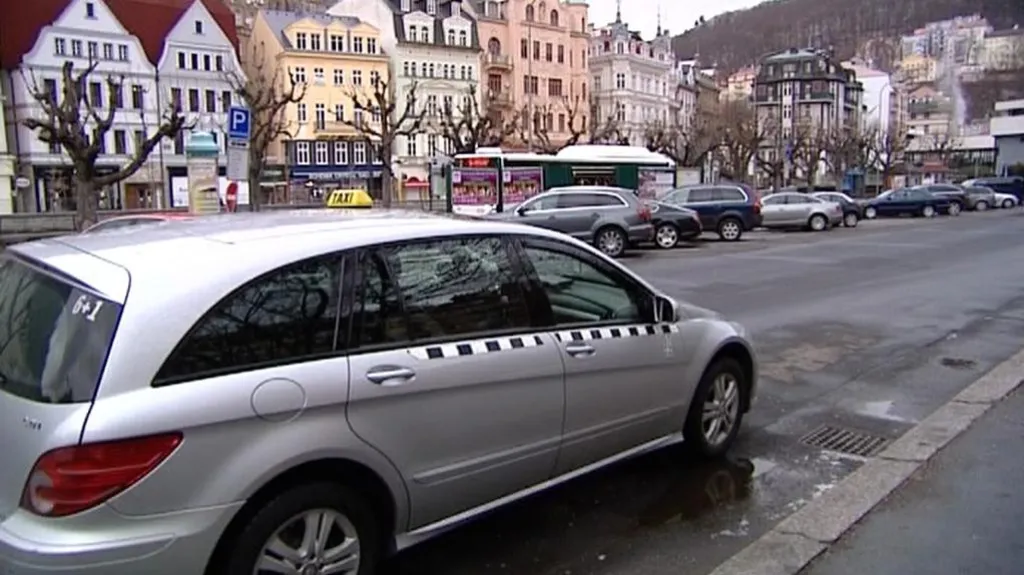 Taxi v Karlových Varech