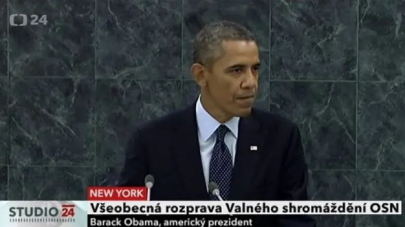 Projev Baracka Obamy na Valném shromáždění OSN