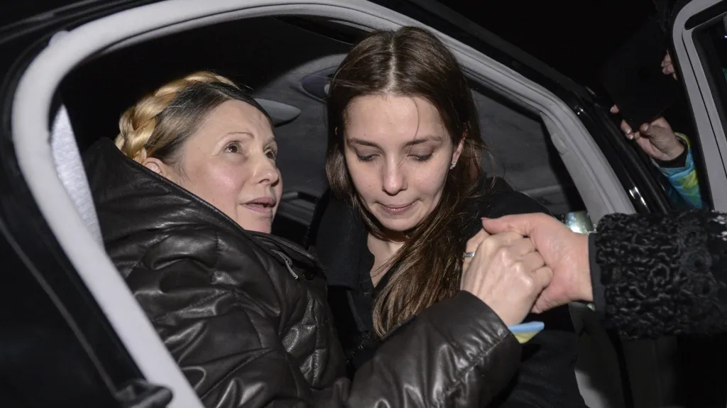 Julija Tymošenková s dcerou