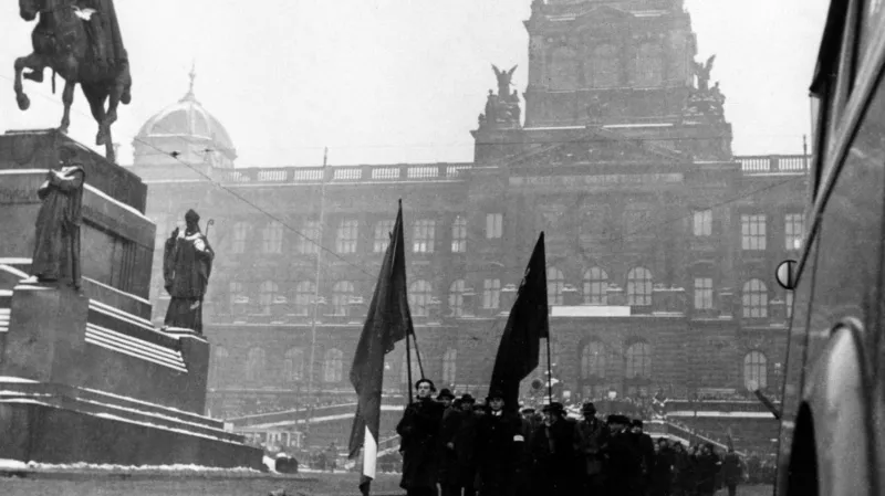Únor 1948: Komunisté na Václavském náměstí