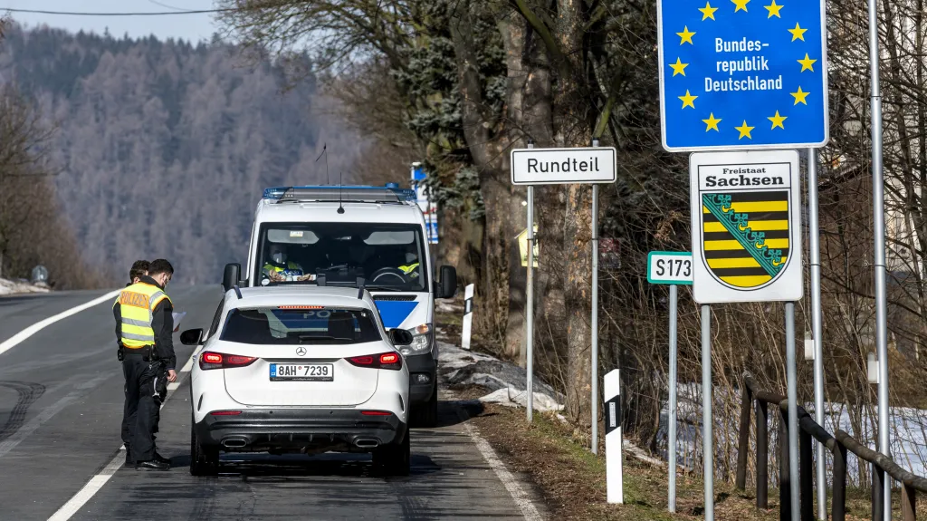 Kontroly u hraničního přechodu Petrovice-Bahratal