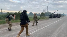 Štáb ČT natáčel na severní frontě na Ukrajině