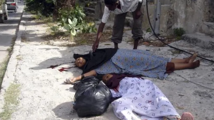 Oběti bojů v Somálsku