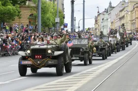 Konvoj svobody se v Plzni vydal na cestu
