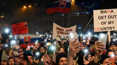 Demonstrace na Slovensku proti zrušení speciální prokuratury