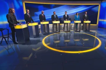 Lídři sněmovních stran v Superdebatě ČT diskutovali o vztahu národní a unijní politiky