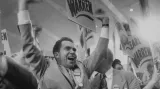 Nixon slaví vítězství v republikánských primárkách