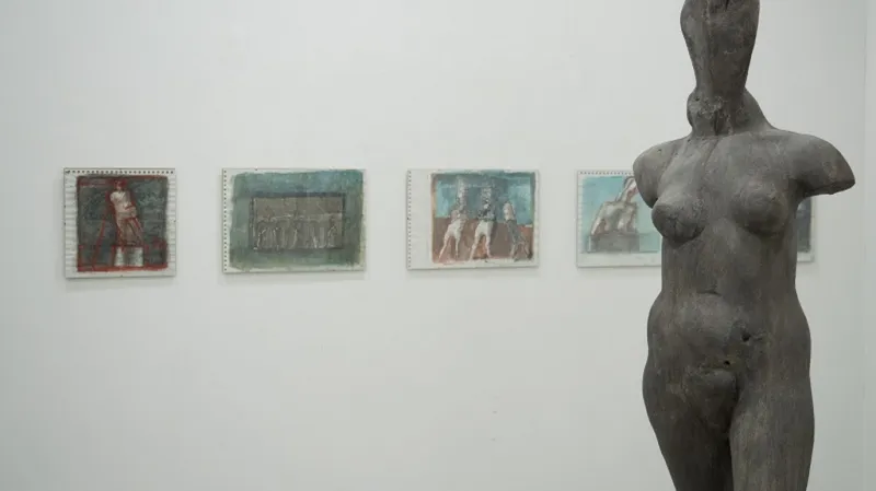 Z výstavy Jana Hendrycha (Topičův salon)