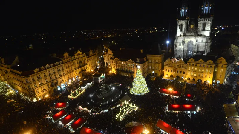 Zahájení vánočních trhů v Praze
