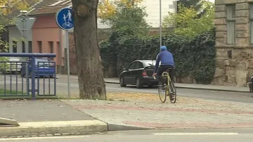 V centru města ještě pruhy pro cyklisty většinou chybí