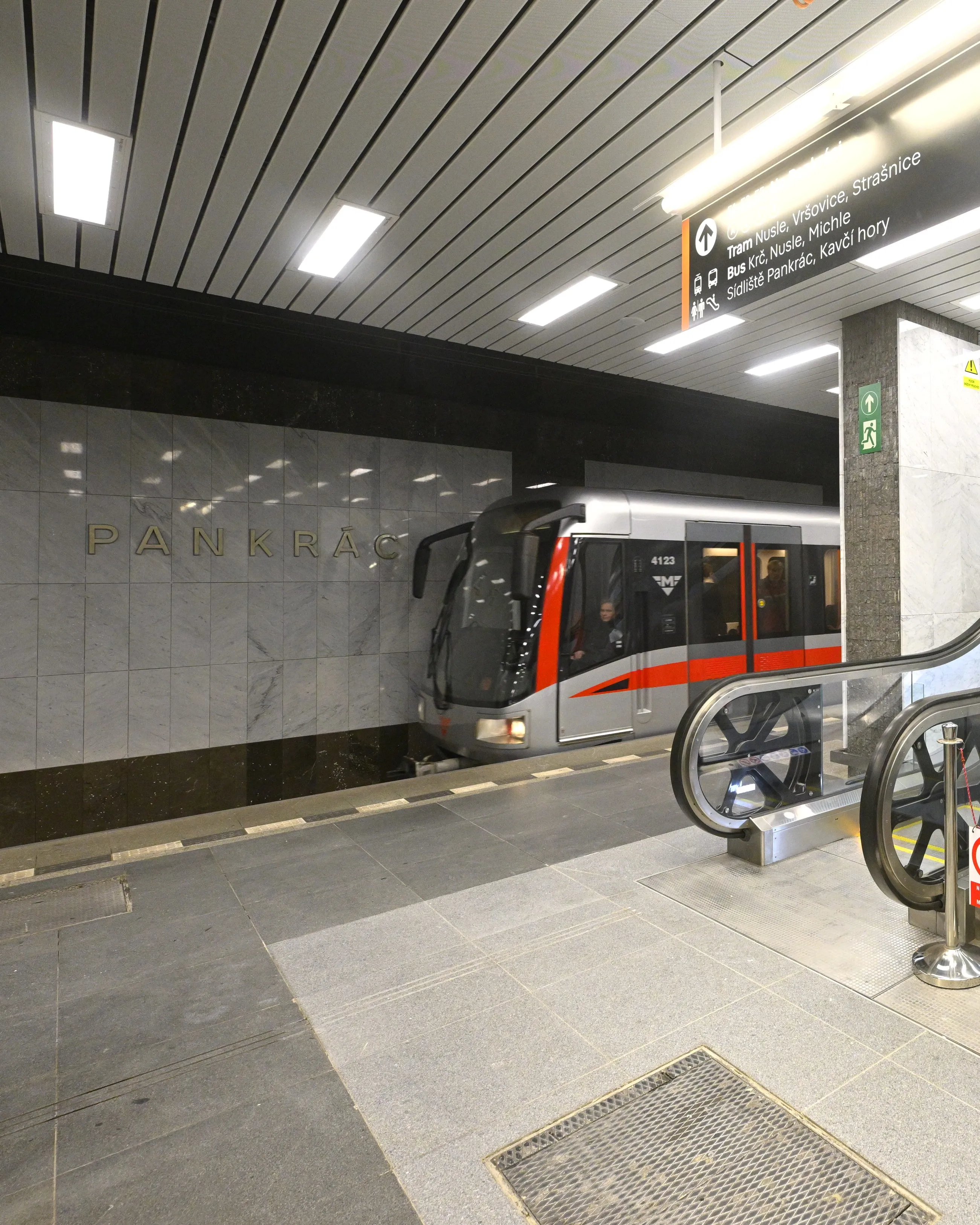 Cestující znovu mohou využívat stanici metra C Pankrác