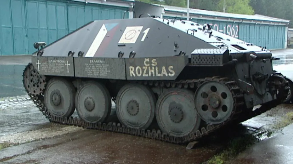 Ukořistěný stíhač tanků Hetzer