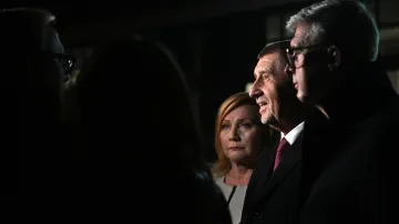 Vedení hnutí ANO po jednání koaliční rady