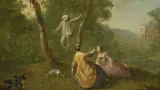 Norbert Grund, Pierot na houpačce, 1760