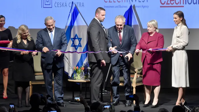 Premiér Netanjahu a prezident Zeman otvírají Český dům v Jeruzalémě