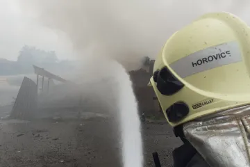 U Hořovic explodoval sklad pyrotechniky