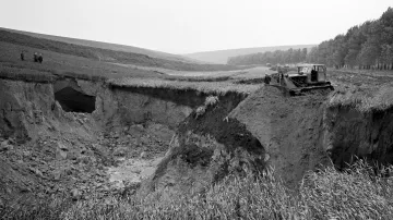 Zatopený důl Dukla v Šardicích