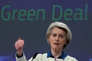 Green Deal jako velký plán von der Leyenové. Do roku 2050 počítá s klimatickou neutralitou