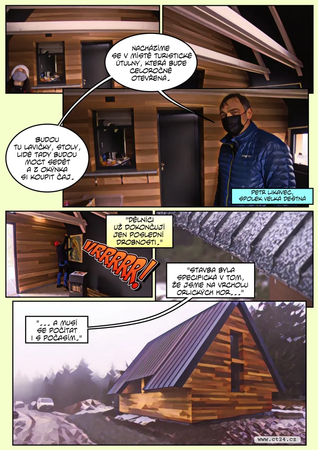 V Orlických horách vyrostla nová útulna