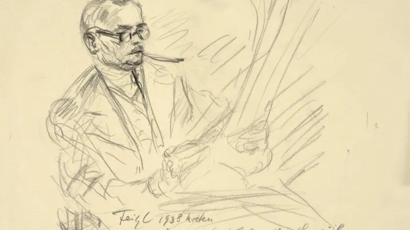 Podobizna Aloise Sprušila od Bedřicha Feigela