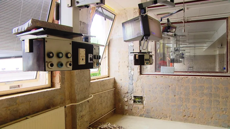 Nemocniční oddělení v rekonstrukci