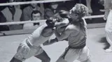Archivní záběry z boxerské dráhy Stanislava Tišera