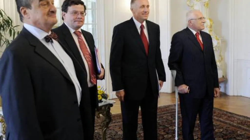 Ministři a premiér v Lánech